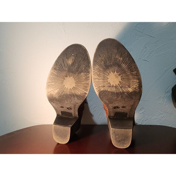 Brown Suede Ankle Boots 9M - Picture 3 of 11